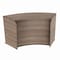 Linea Italia ADA Reception Desk, Wheelchair, Kids, 55 inW x 71 inD x 30 inH, N. Walnut 55490NW - alternate 3